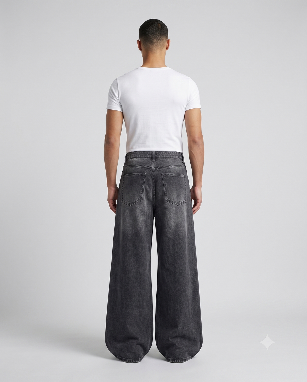 Easy Jeans — Comic Night on model — back view