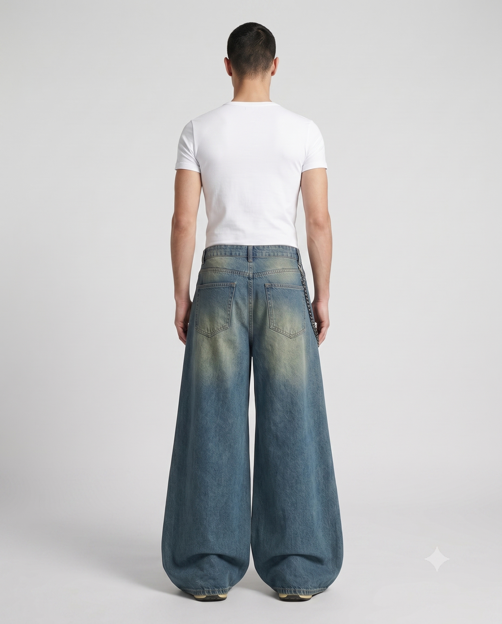 Cooper Jeans — Arc Wash on model — back view