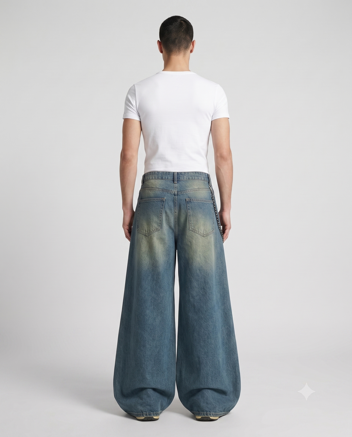 Cooper Jeans — Arc Wash on model — back view