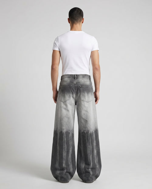 Big Easy Jeans — Gradient Dusk on model — back view